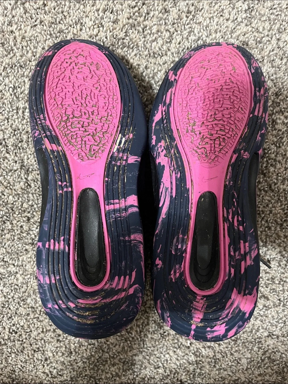 Nike Big Kids Black, Pink & Blue IsoFly Sneakers